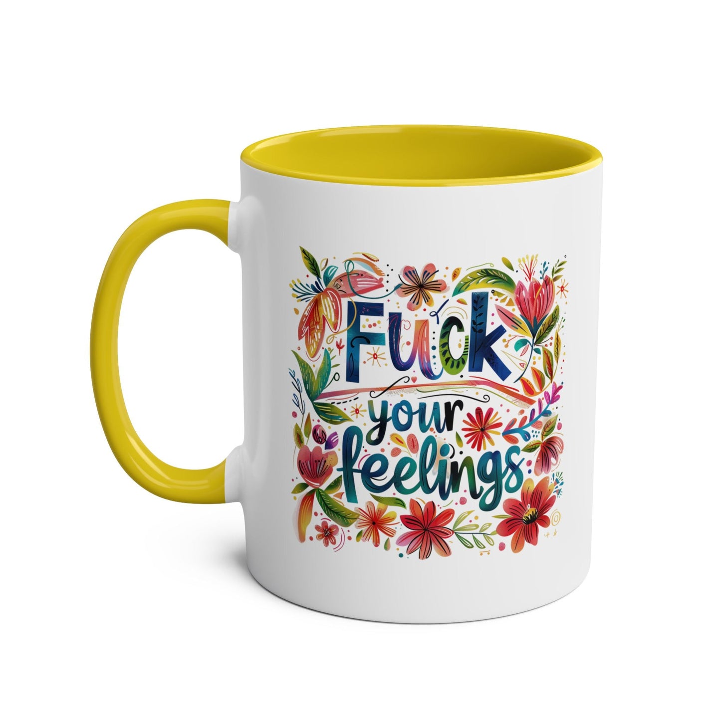 Embrace your playful side with our Fuck Your Feelings Cheeky Rude Mug! This mug is guaranteed to bring a smile to your face every morning with its cheeky and rude atMugarooz