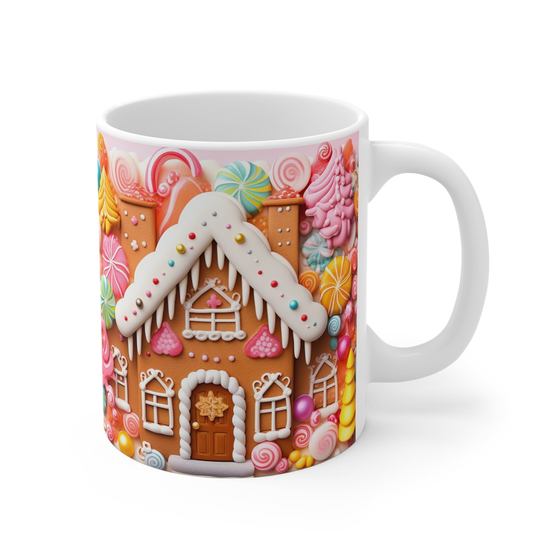 Gingerbread House Christmas Mug - Mugarooz