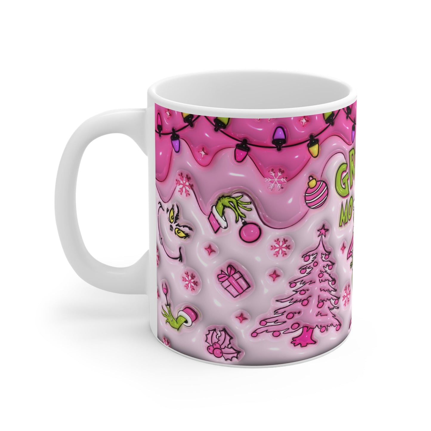 Grinch Mode Christmas Mug - Mugarooz