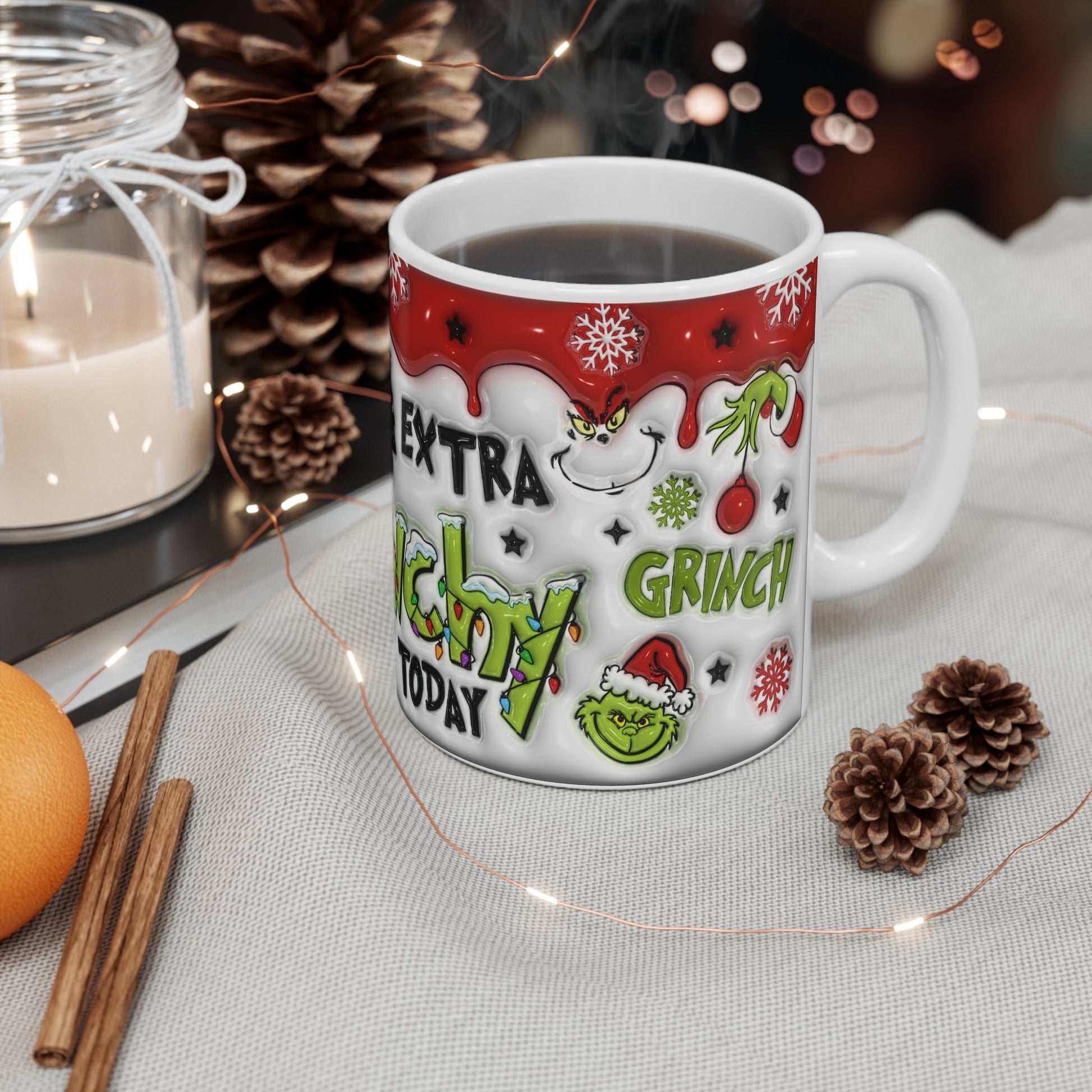 Grinchy Christmas Mug - Mugarooz