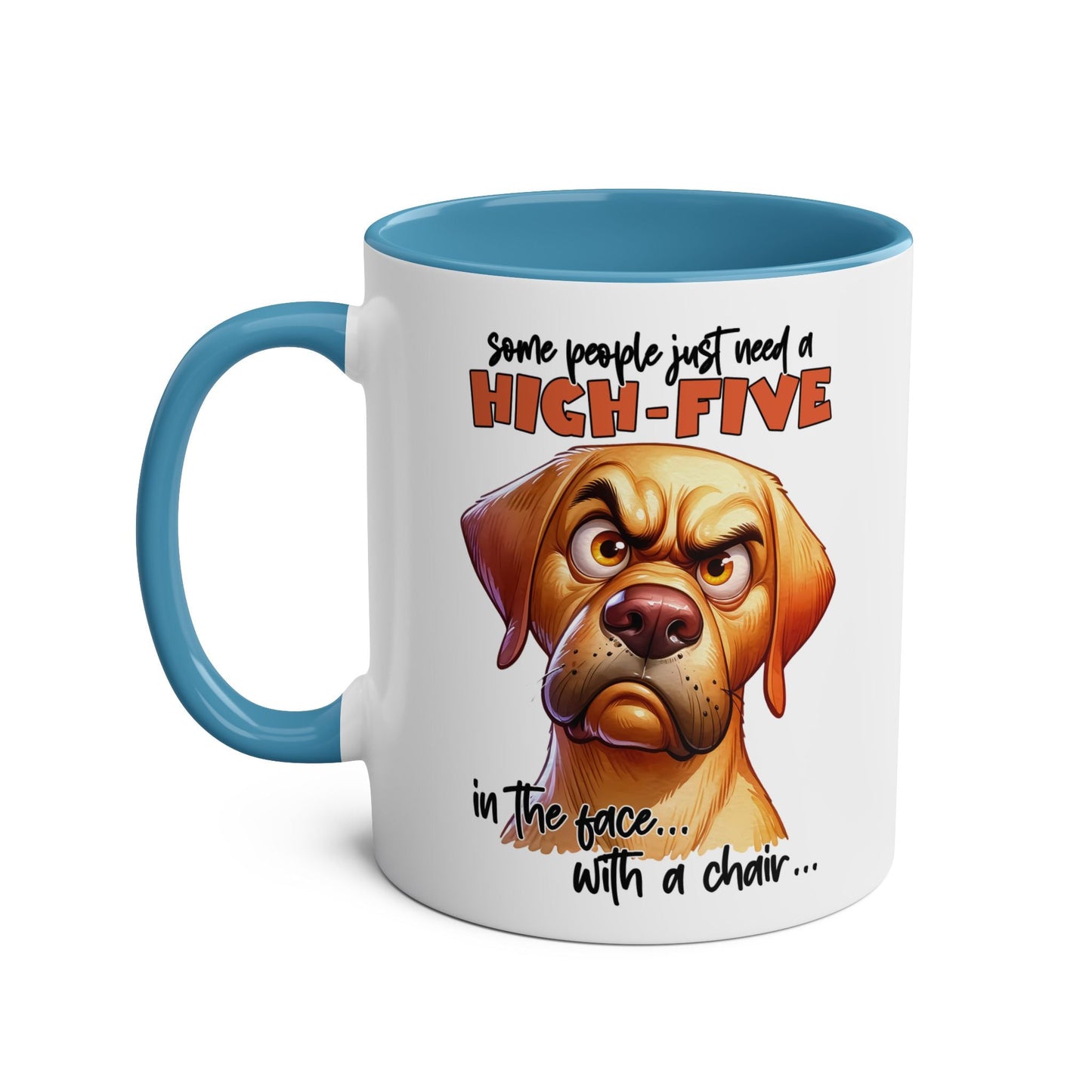 Get your morning started right with our High Five Fun Novelty Coffee Mug! This mug will add some fun and humour to your daily routine. Give it as a gift or keep it fMugarooz