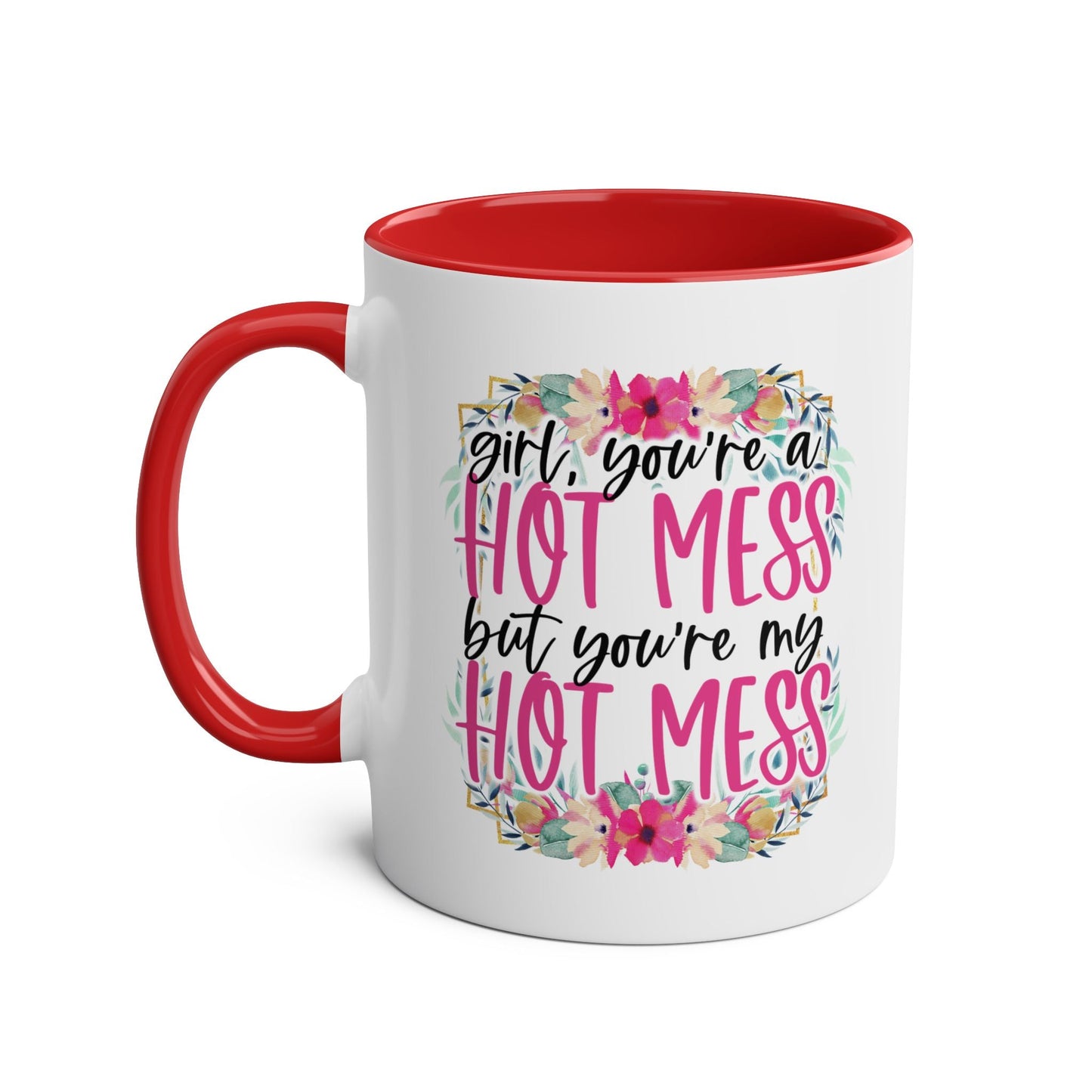 Be the life of the party with our Hot Mess Fun Novelty Coffee Mug! Express your playful side and share a laugh with your BFF over a cup of coffee. This quirky mug isMugarooz