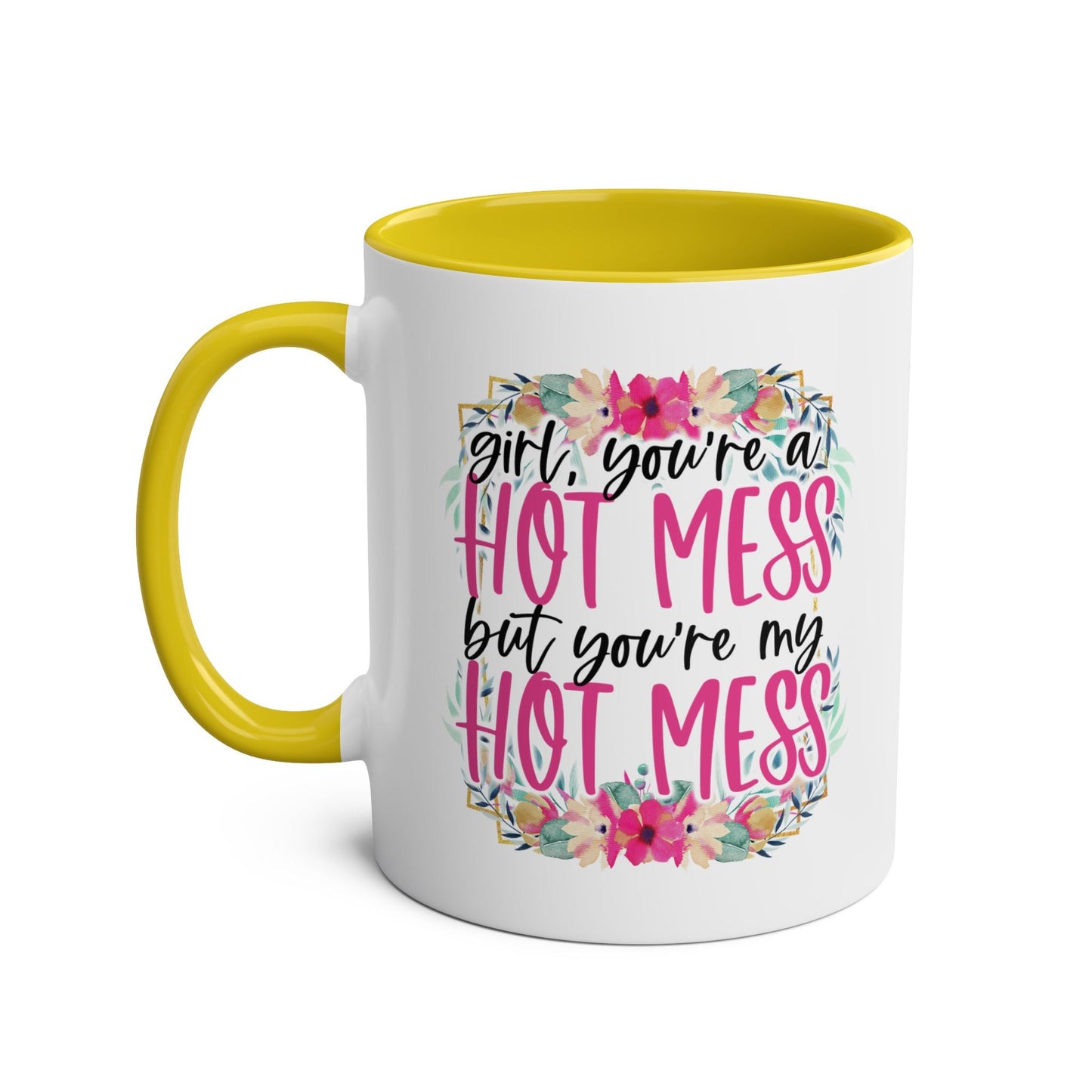 Be the life of the party with our Hot Mess Fun Novelty Coffee Mug! Express your playful side and share a laugh with your BFF over a cup of coffee. This quirky mug isMugarooz