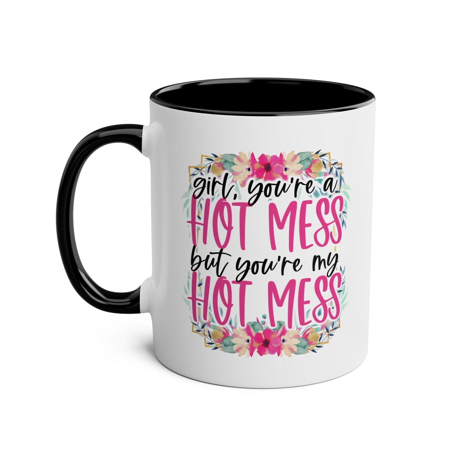 Be the life of the party with our Hot Mess Fun Novelty Coffee Mug! Express your playful side and share a laugh with your BFF over a cup of coffee. This quirky mug isMugarooz