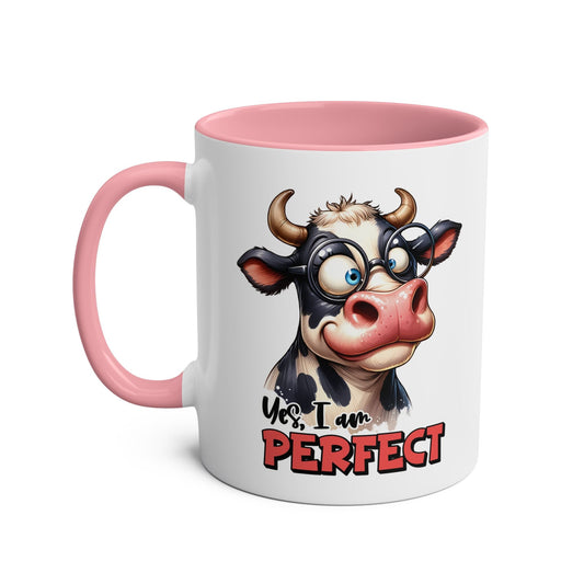 Get ready to start your day with a smile and a giggle! The I Am Perfect Fun Novelty Coffee Mug will bring a touch of playfulness to your morning routine. With its quMugarooz