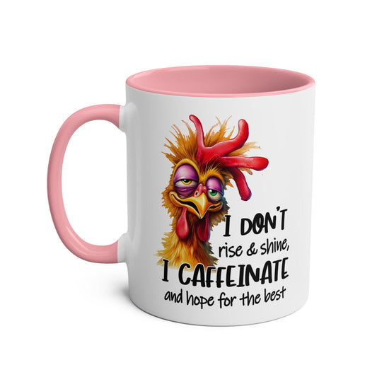 Get your caffeine fix and add some fun to your morning routine with the "I Don't Caffeinate Fun" coffee mug. This playful and novelty mug is the perfect addition to Mugarooz