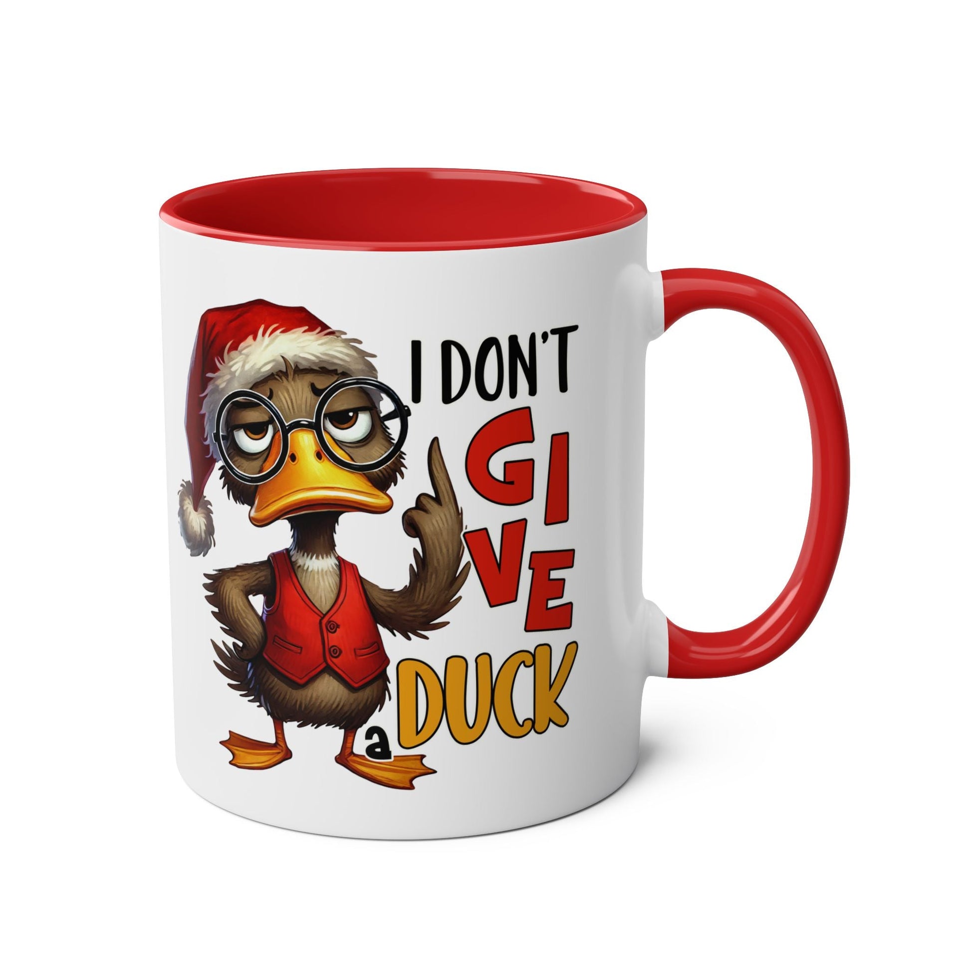 I Don't Give a Duck - Fun Christmas Mug - Mugarooz