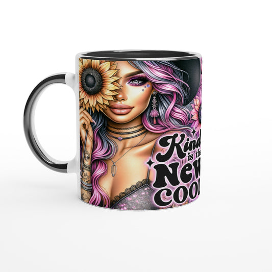 Kind Is The New Cool – Motivational Coffee Cup - Mugarooz