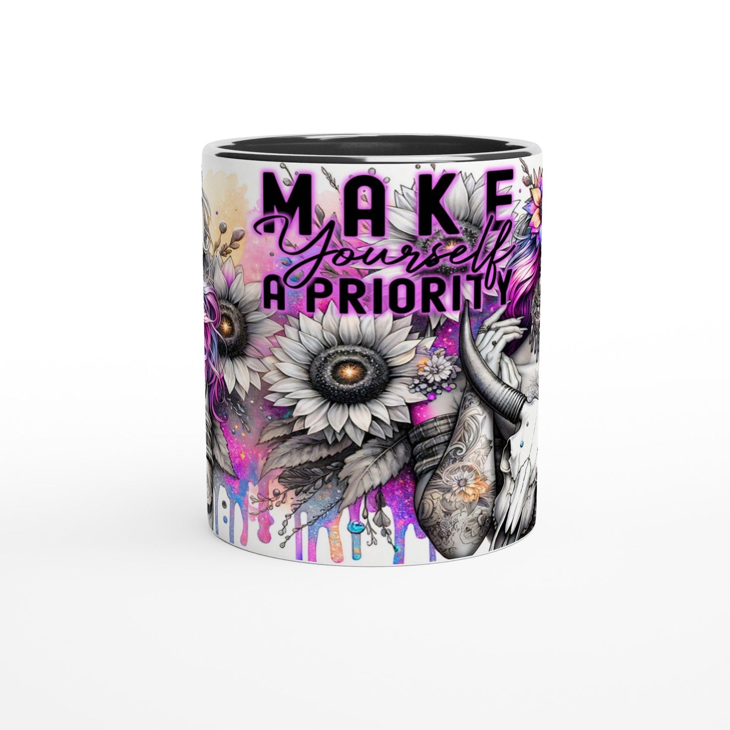 Make Yourself a Priority – Motivational Coffee Cup - Mugarooz