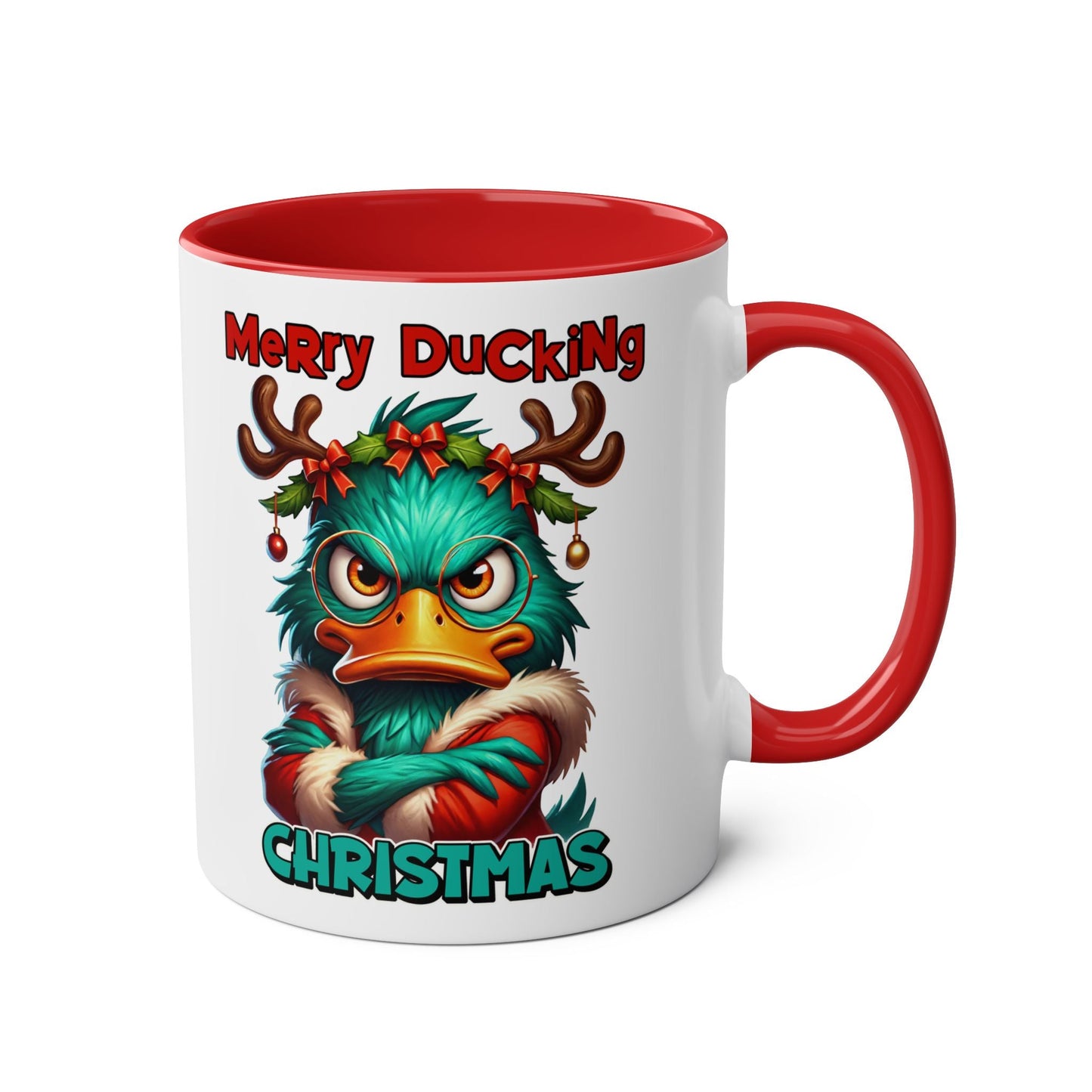 Merry Ducking Christmas - Fun Festive Mug - Mugarooz