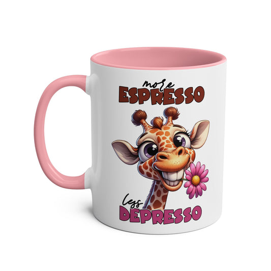 Get your daily dose of laughs with our More Expresso Novelty Coffee Mug. This quirky and funny mug is perfect for coffee lovers who appreciate a little extra humour Mugarooz