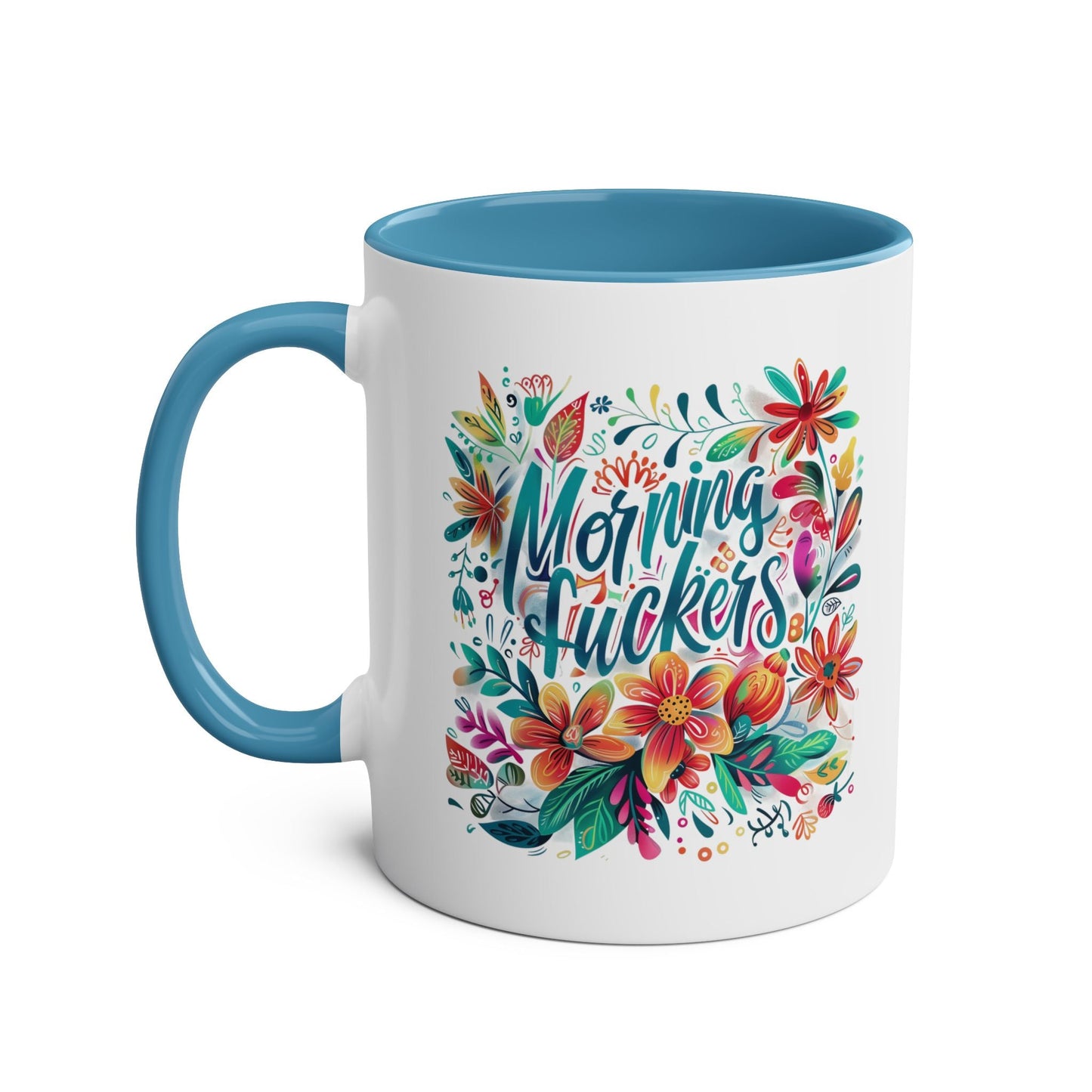 Rise and joke with the Morning Fuckers Coffee Mug. Cheeky and rude, this mug will add a playful touch to your morning coffee routine. Perfect for those who don't takMugarooz