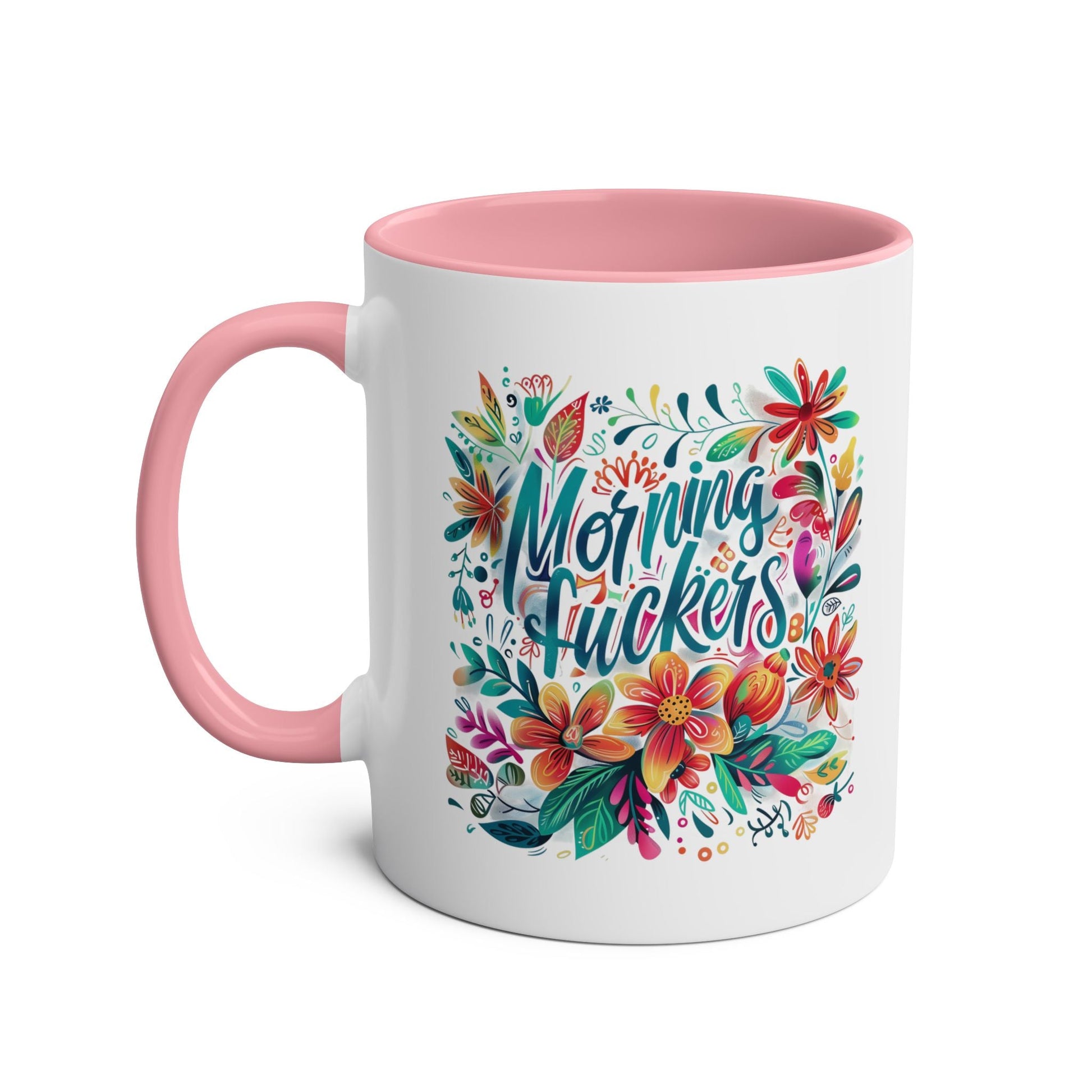 Rise and joke with the Morning Fuckers Coffee Mug. Cheeky and rude, this mug will add a playful touch to your morning coffee routine. Perfect for those who don't takMugarooz