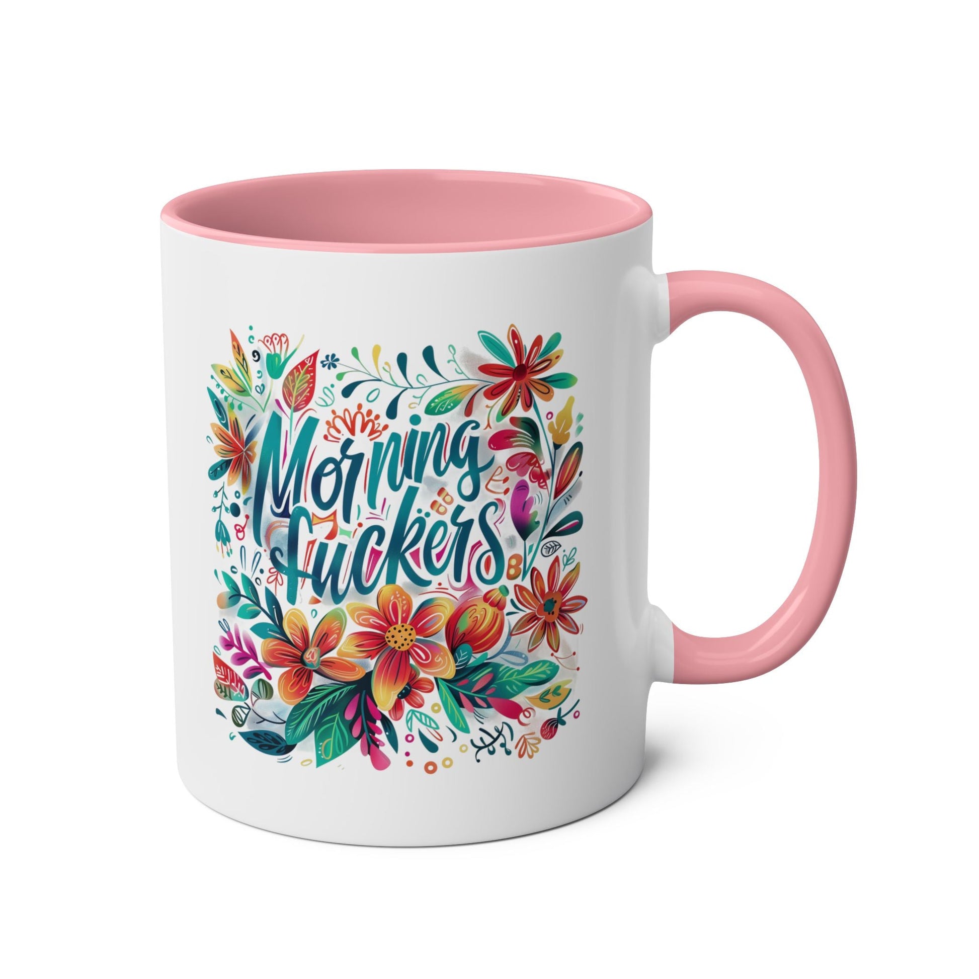 Rise and joke with the Morning Fuckers Coffee Mug. Cheeky and rude, this mug will add a playful touch to your morning coffee routine. Perfect for those who don't takMugarooz