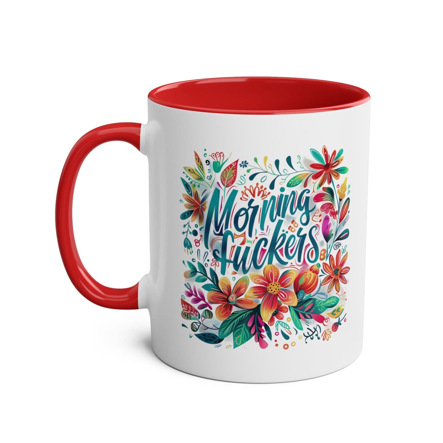 Rise and joke with the Morning Fuckers Coffee Mug. Cheeky and rude, this mug will add a playful touch to your morning coffee routine. Perfect for those who don't takMugarooz