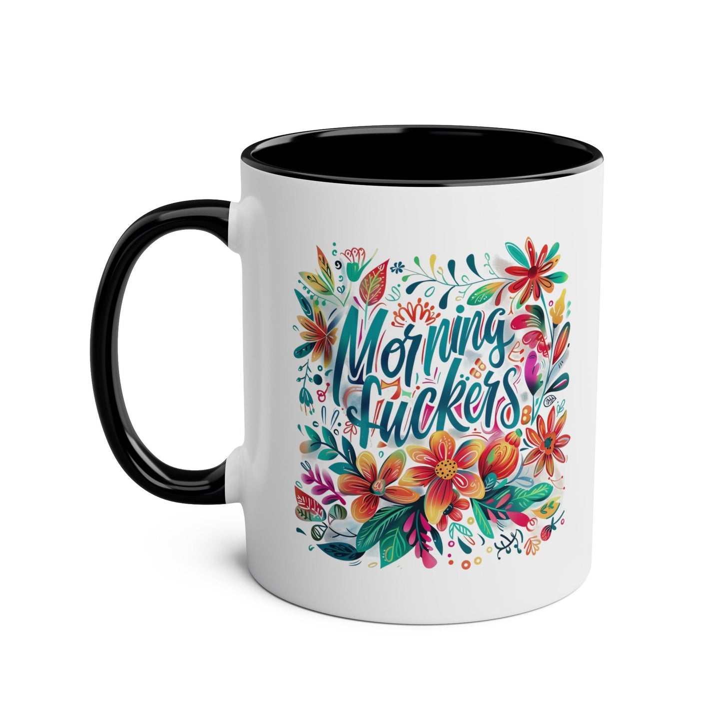 Rise and joke with the Morning Fuckers Coffee Mug. Cheeky and rude, this mug will add a playful touch to your morning coffee routine. Perfect for those who don't takMugarooz