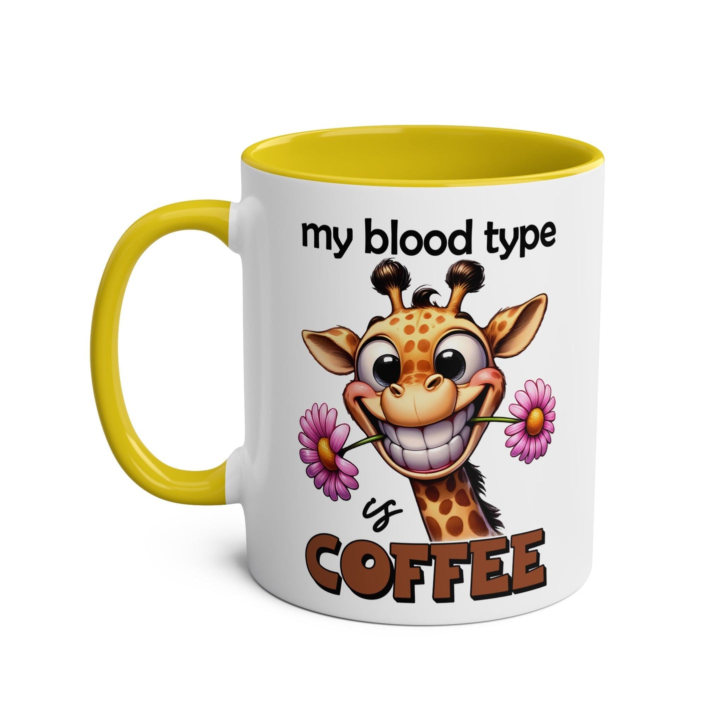 Wake up your sense of humor with our My Blood Type Novelty Coffee Mug. This mug is the perfect combination of fun and function, making it the perfect addition to youMugarooz