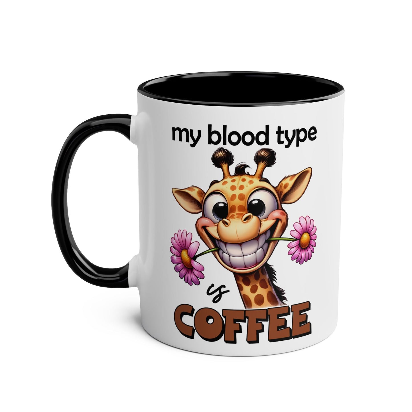 Wake up your sense of humor with our My Blood Type Novelty Coffee Mug. This mug is the perfect combination of fun and function, making it the perfect addition to youMugarooz