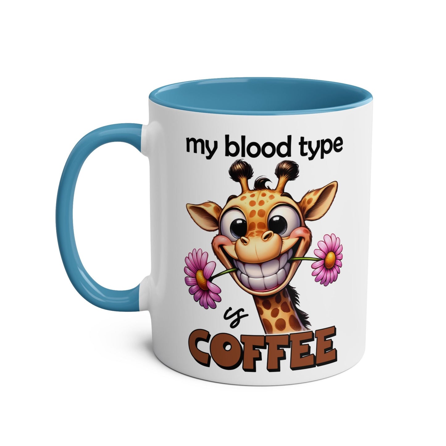 Wake up your sense of humor with our My Blood Type Novelty Coffee Mug. This mug is the perfect combination of fun and function, making it the perfect addition to youMugarooz