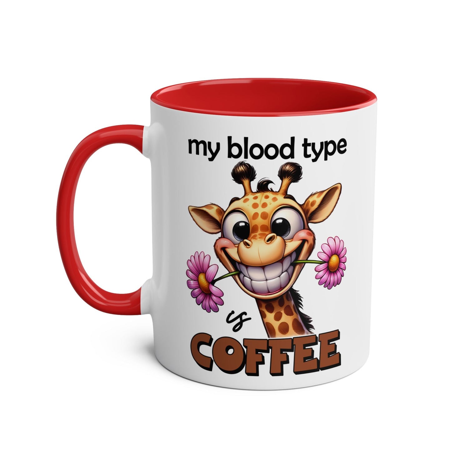 Wake up your sense of humor with our My Blood Type Novelty Coffee Mug. This mug is the perfect combination of fun and function, making it the perfect addition to youMugarooz