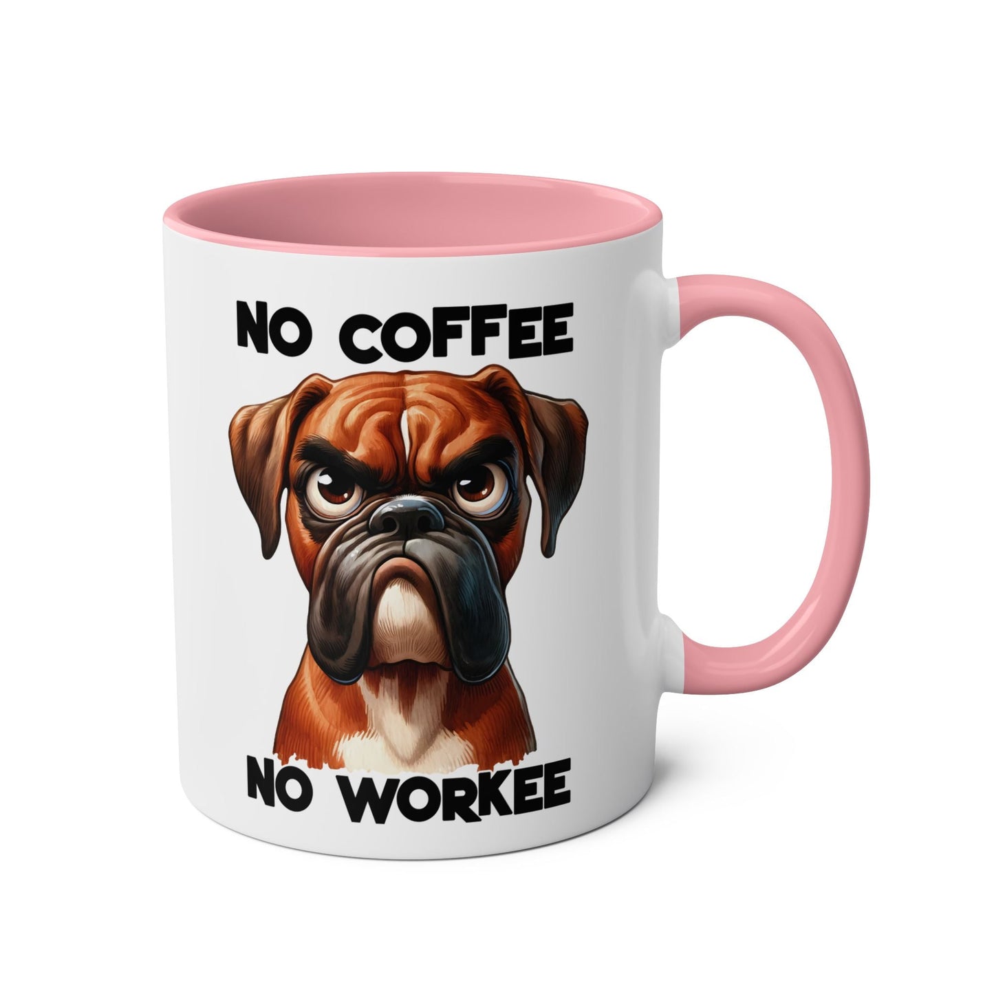 No caffeine? No problem! This cheeky and rude novelty mug will bring some humour to your daily routine. With its funny slogan, "No Coffee No Workee," you'll never haMugarooz