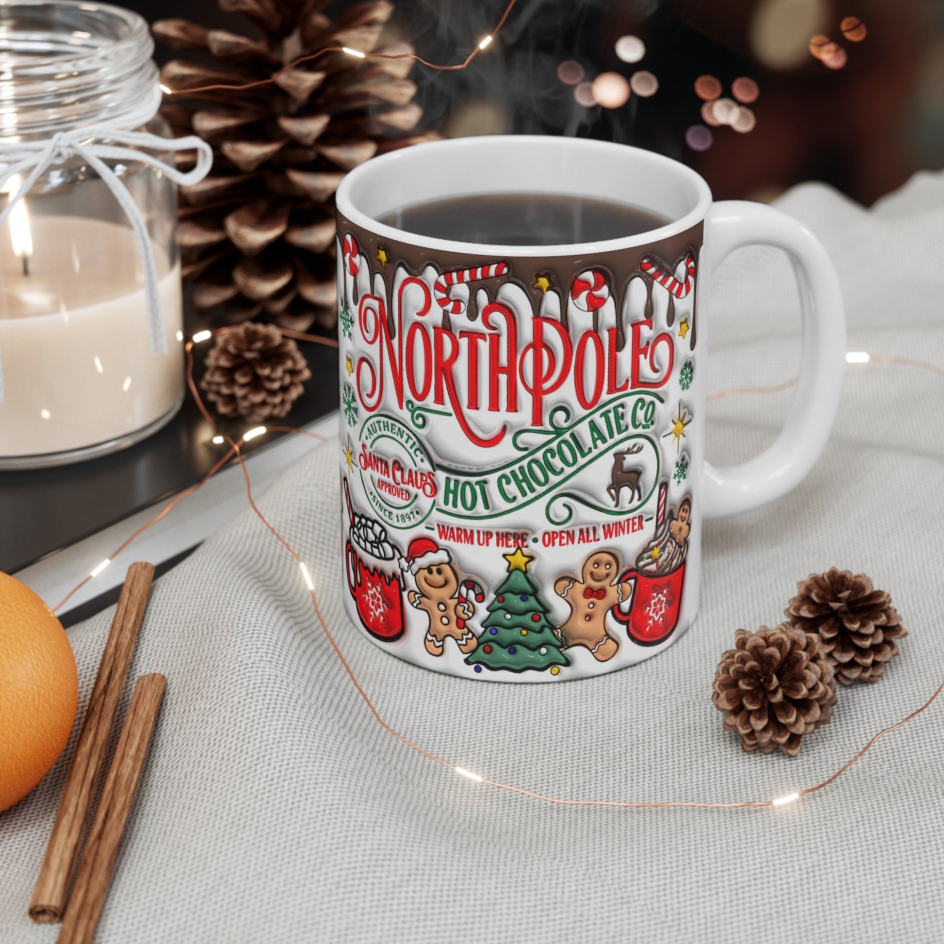 North Pole Christmas Mug - Mugarooz