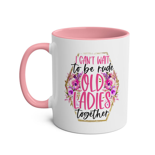 Wake up to a cup of quirkiness with our Old Ladies Fun Friends Coffee Mug! This mug is not just fun, it's also the perfect way to celebrate friendship. These BFFs wiMugarooz