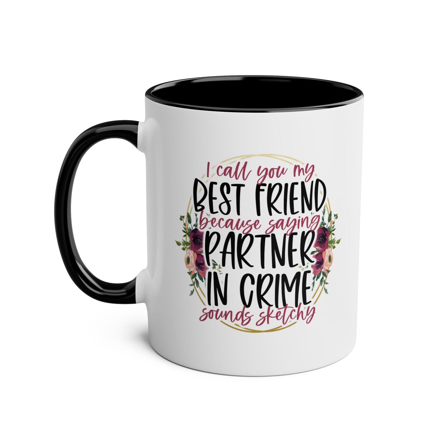 Unleash the fun with the Partner in Crime Fun Friends Coffee Mug. The ultimate bff accessory, this mug is perfect for everyday use and will bring a little mischief tMugarooz