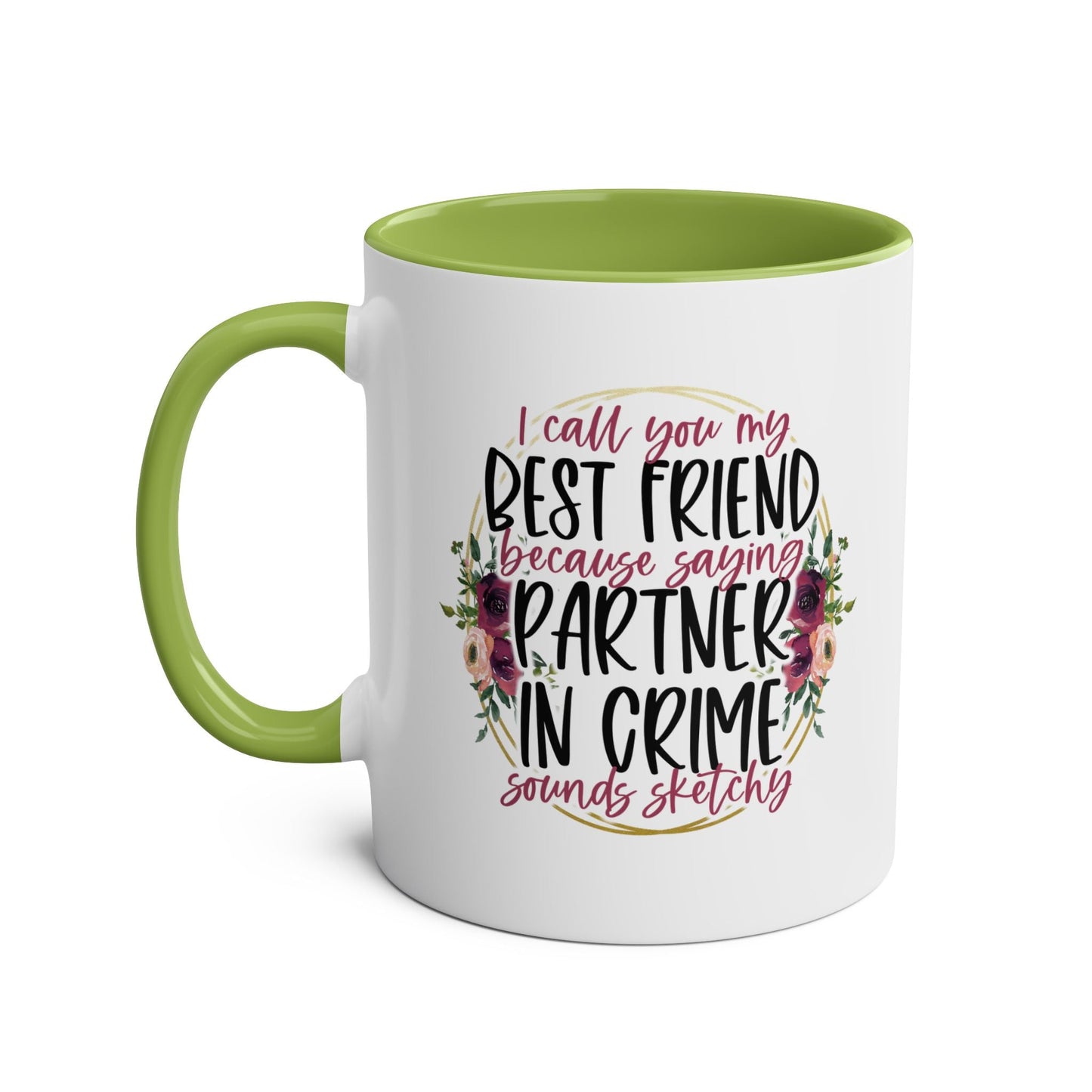 Unleash the fun with the Partner in Crime Fun Friends Coffee Mug. The ultimate bff accessory, this mug is perfect for everyday use and will bring a little mischief tMugarooz