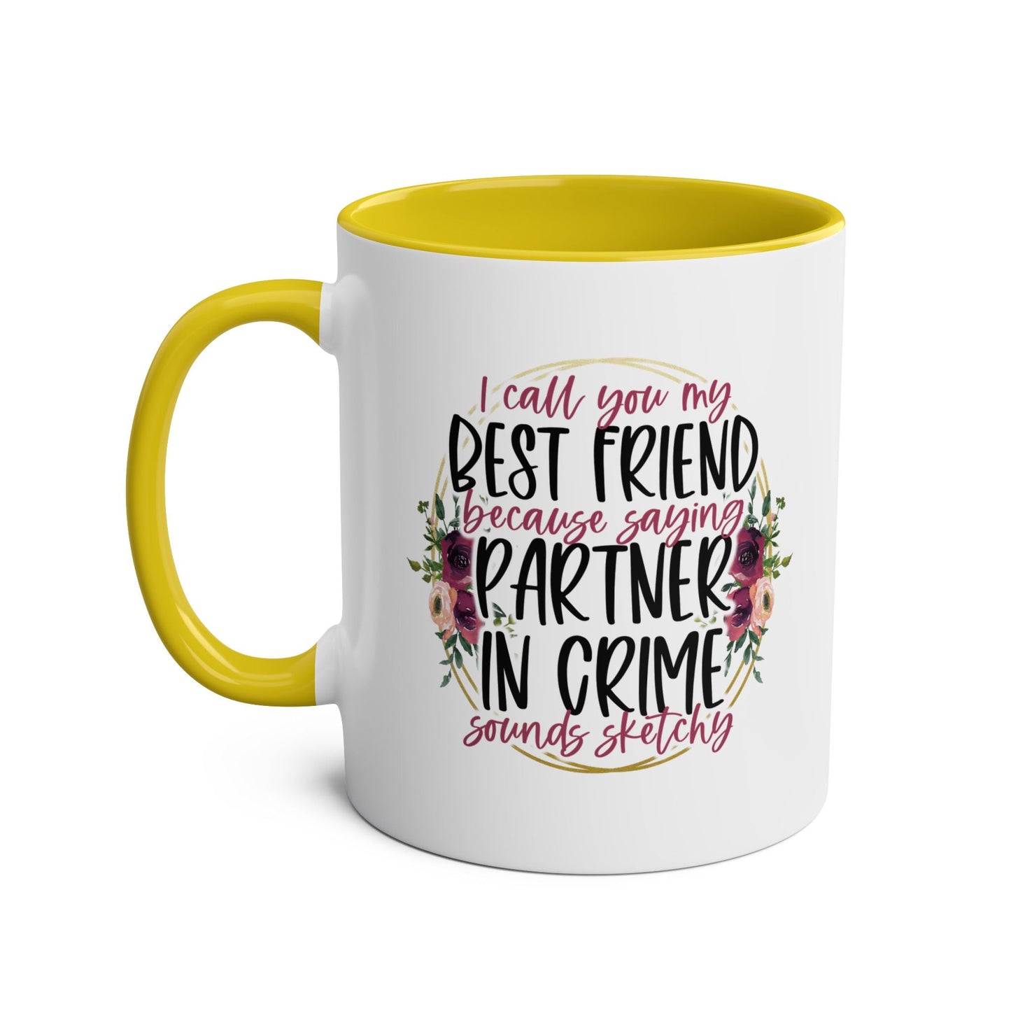 Unleash the fun with the Partner in Crime Fun Friends Coffee Mug. The ultimate bff accessory, this mug is perfect for everyday use and will bring a little mischief tMugarooz