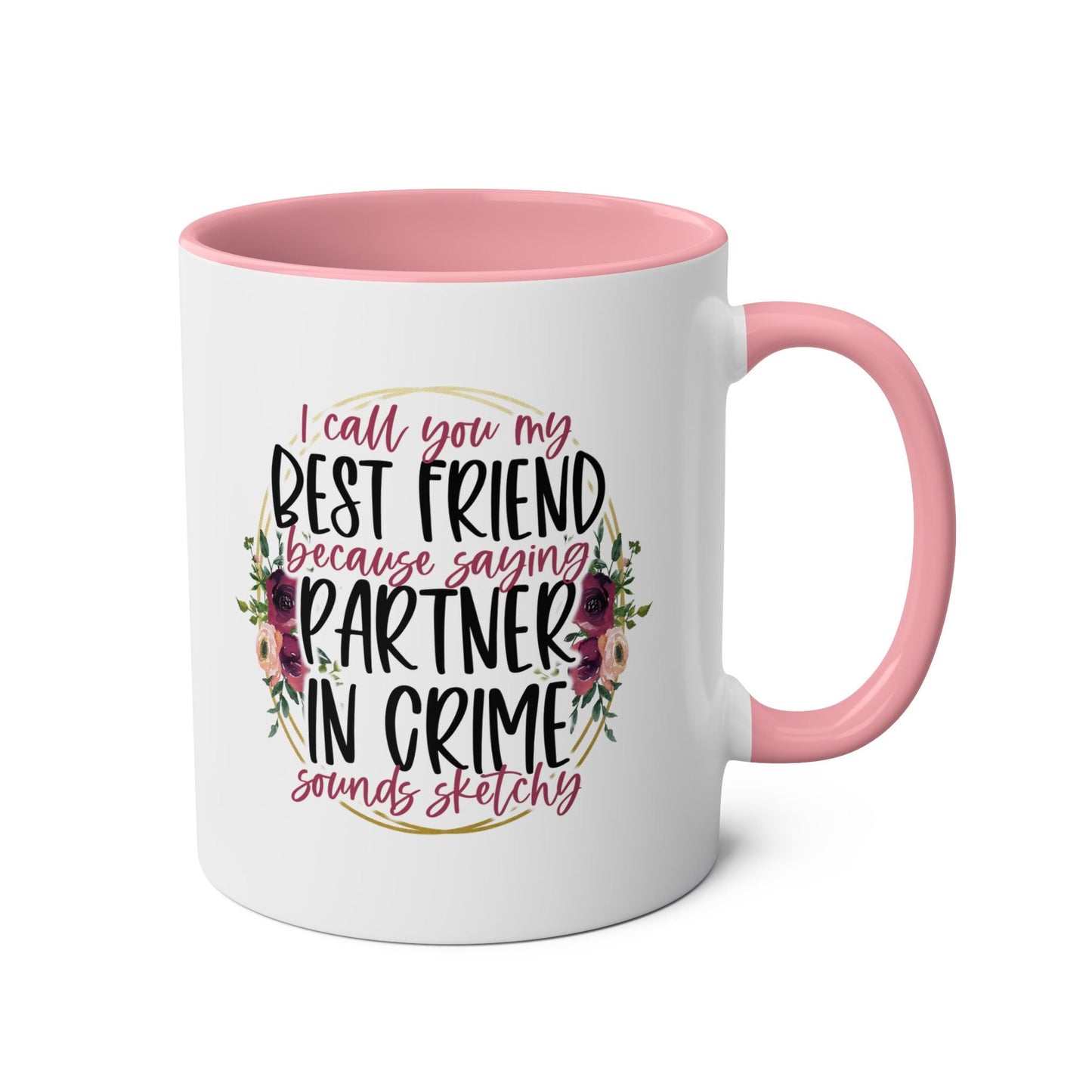 Unleash the fun with the Partner in Crime Fun Friends Coffee Mug. The ultimate bff accessory, this mug is perfect for everyday use and will bring a little mischief tMugarooz