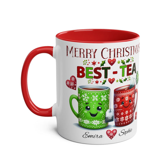 Personalised Bestie Christmas Mug - Mugarooz