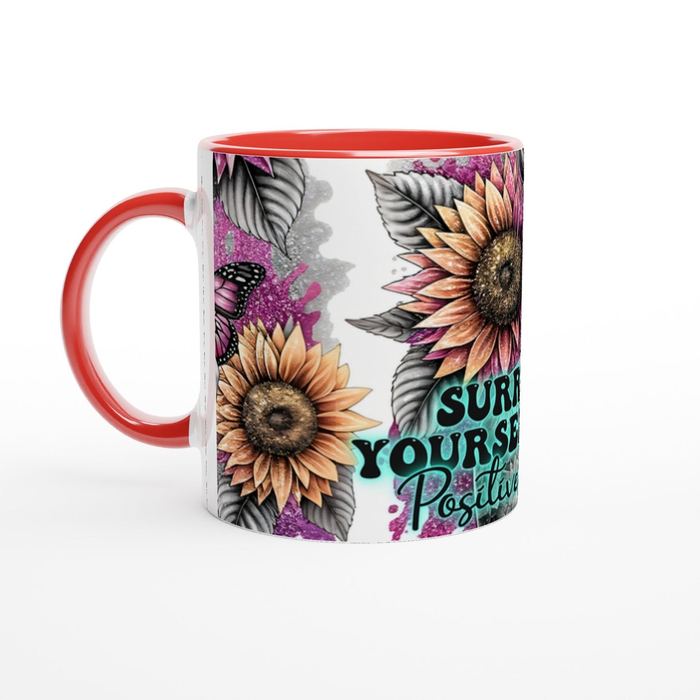 Positive Vibes – Motivational Coffee Cup - Mugarooz