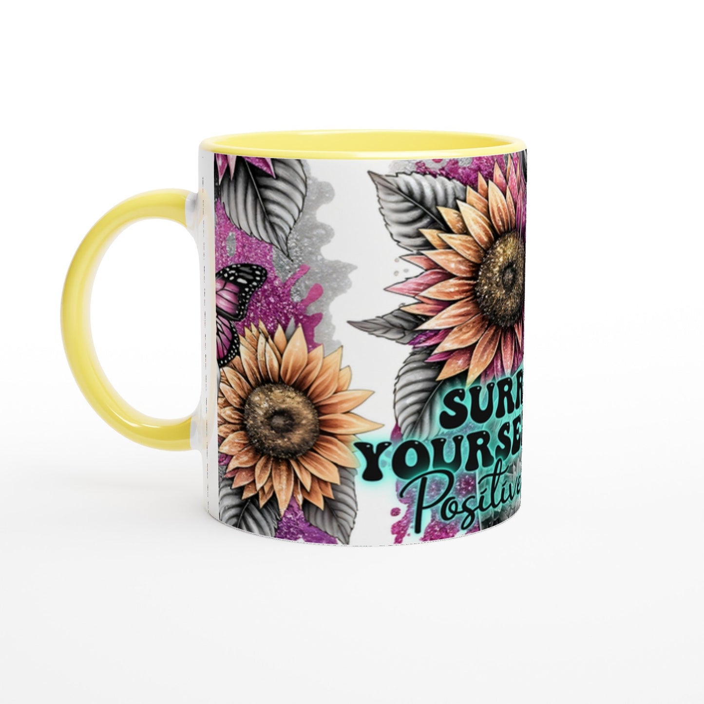 Positive Vibes – Motivational Coffee Cup - Mugarooz