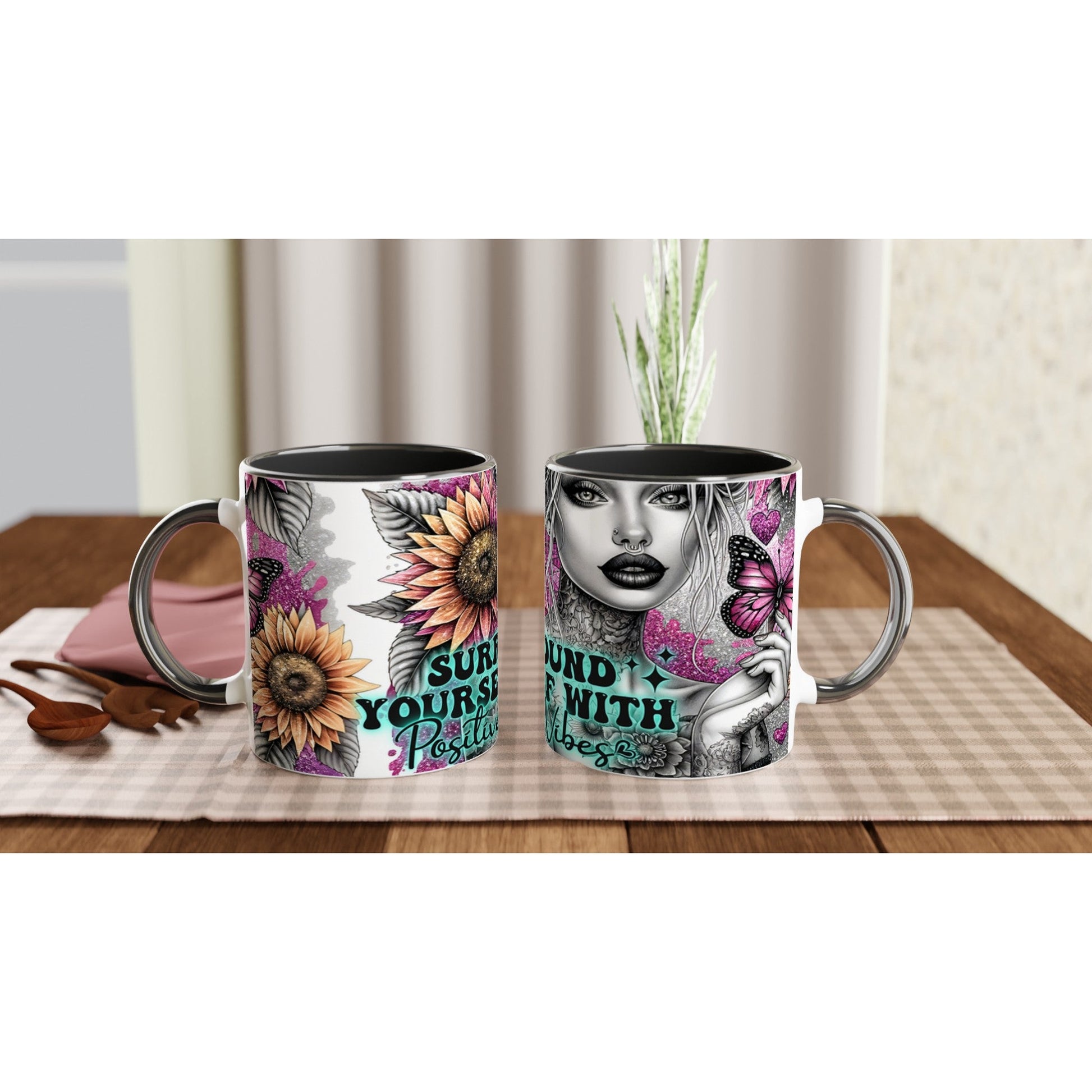 Positive Vibes – Motivational Coffee Cup - Mugarooz