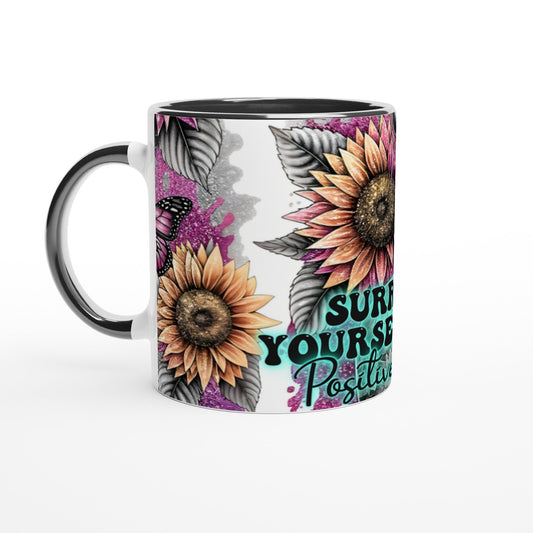 Positive Vibes – Motivational Coffee Cup - Mugarooz