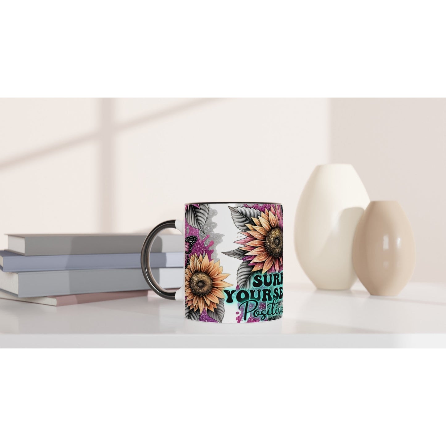 Positive Vibes – Motivational Coffee Cup - Mugarooz