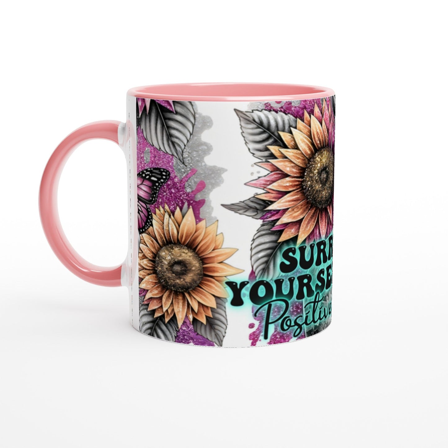 Positive Vibes – Motivational Coffee Cup - Mugarooz