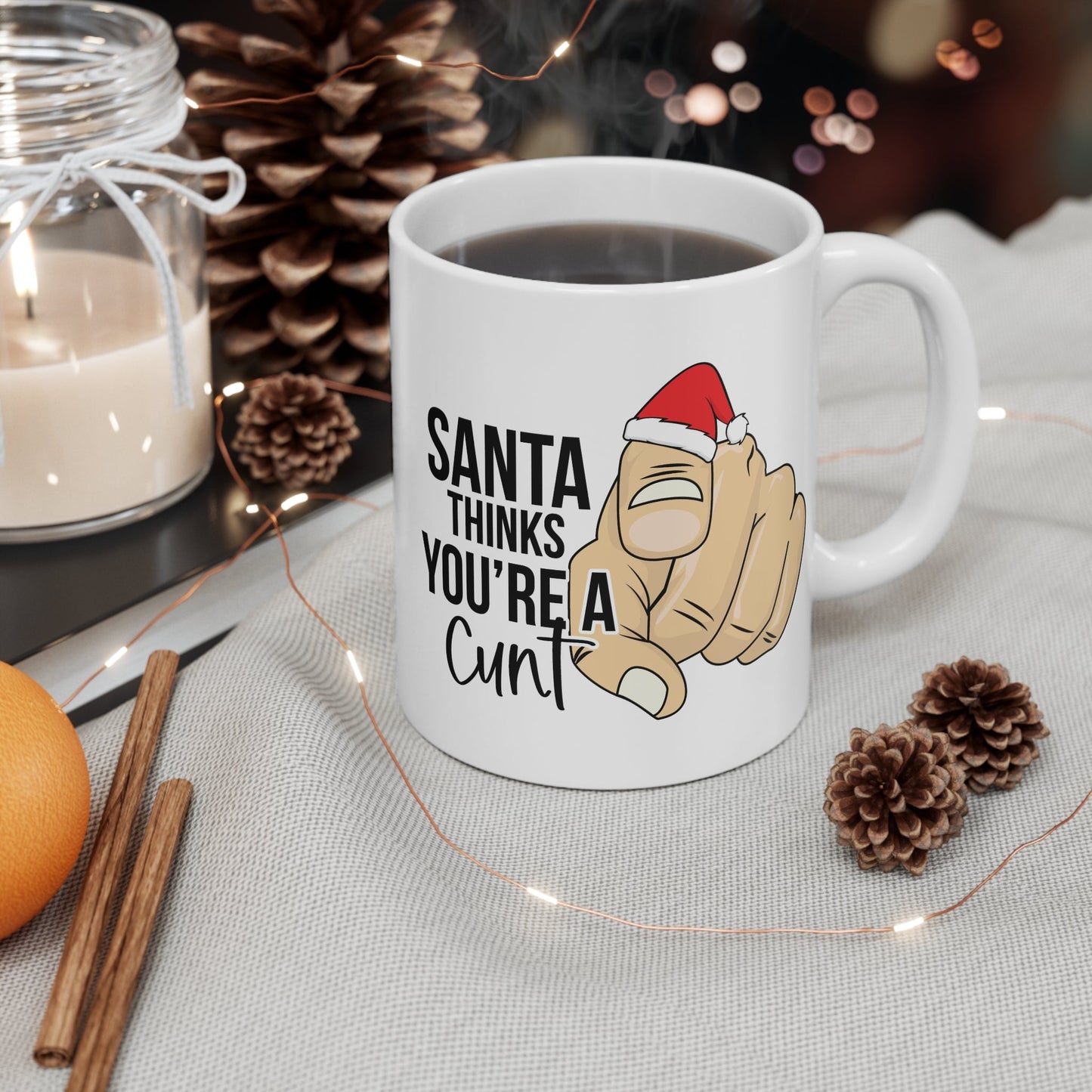 Rude Christmas Mug - Mugarooz