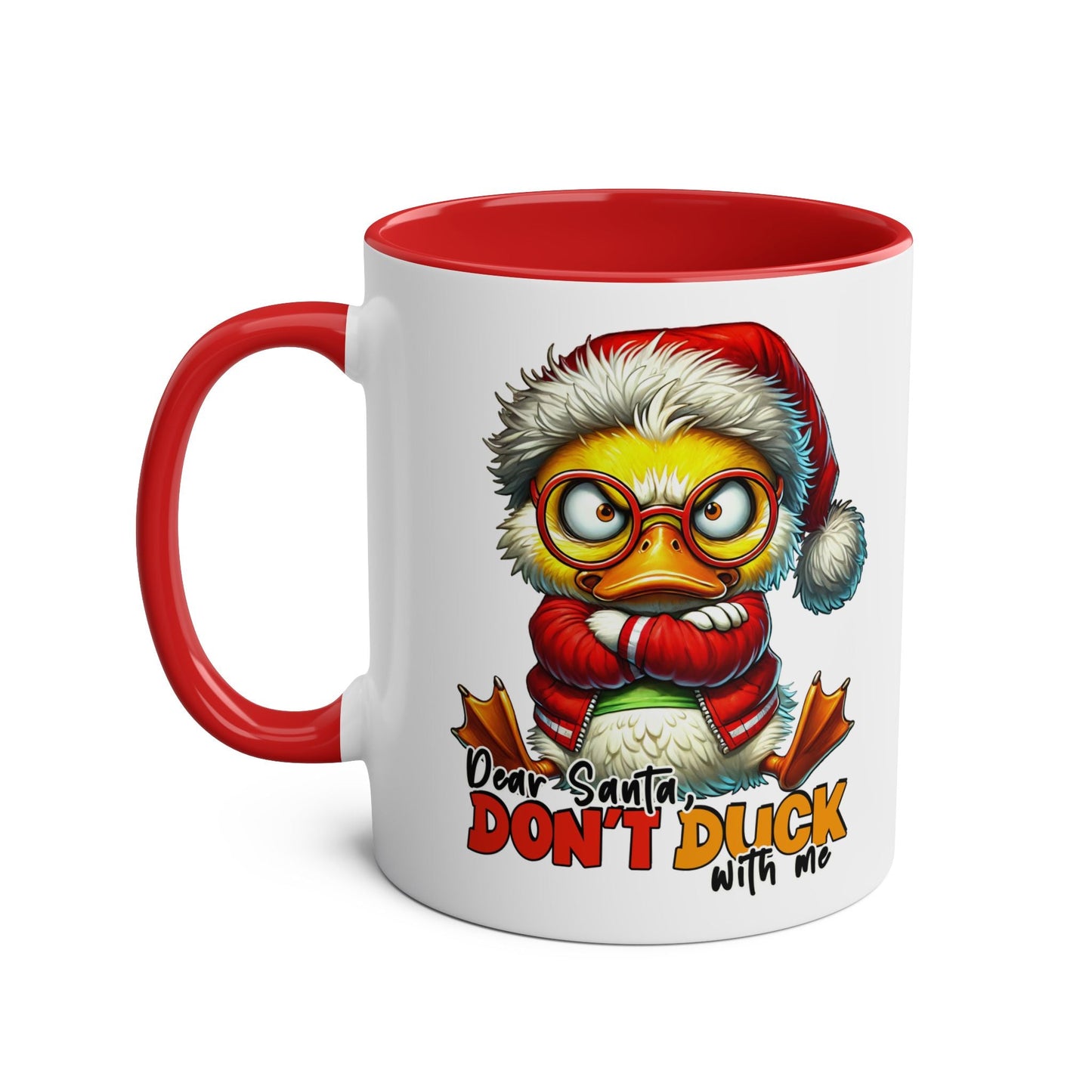 Santa Don't Duck With Me - Fun Christmas Mug - Mugarooz