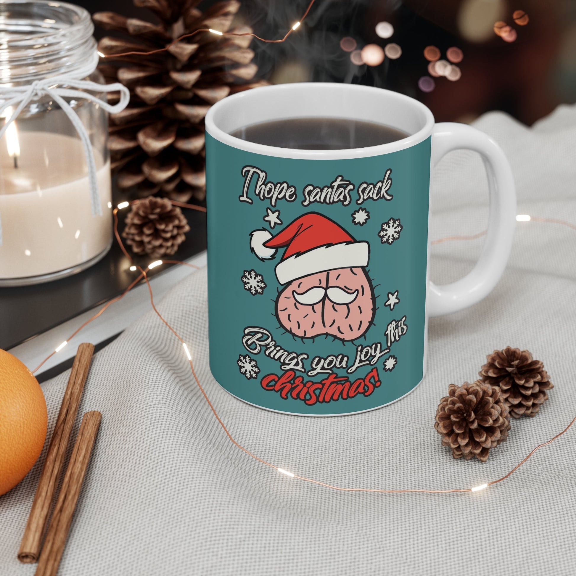 Santas Sack Christmas Mug - Mugarooz