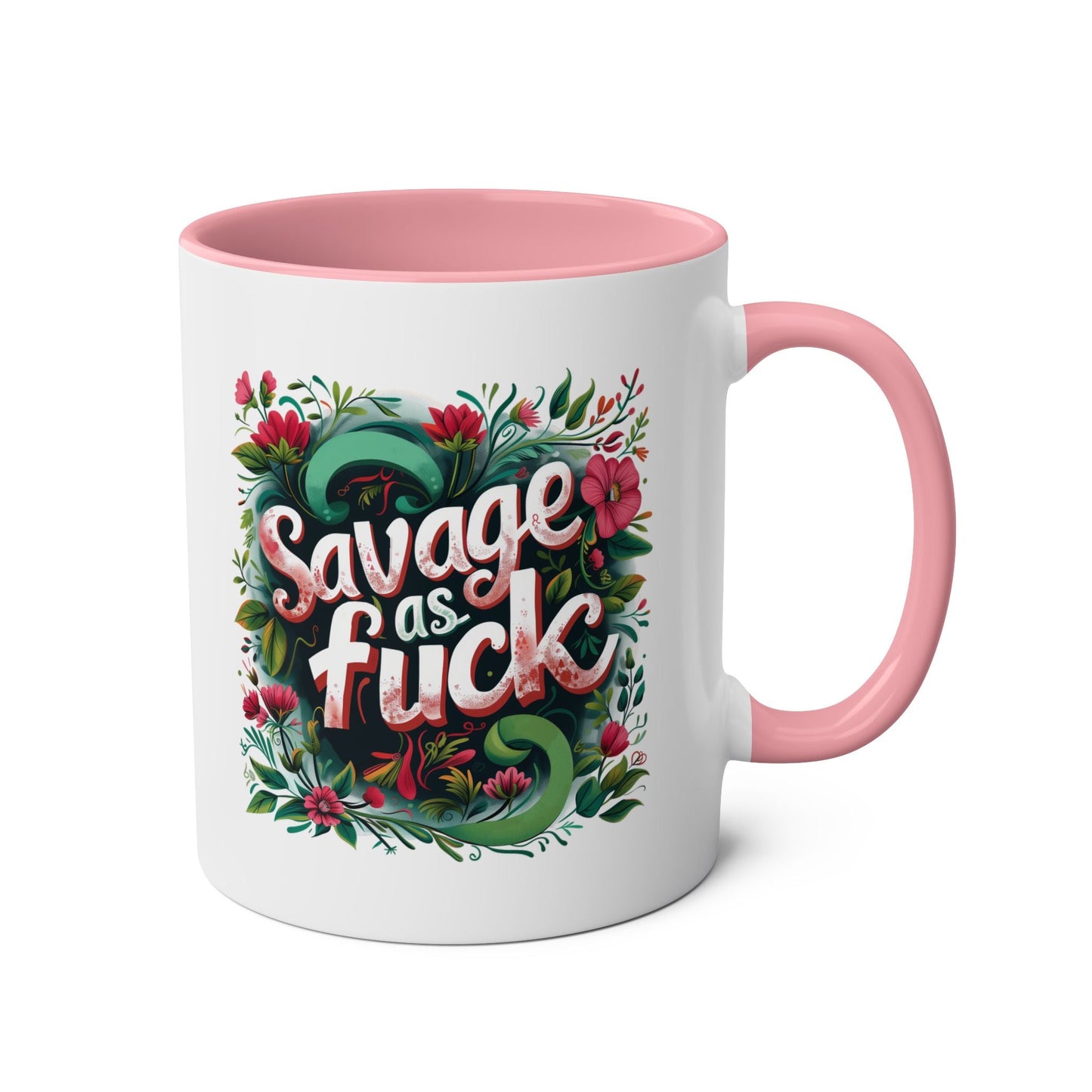 Get your caffeine fix with some attitude using our Savage As Fuck Funny Rude Coffee Mug. With its cheeky and rude design, this mug will definitely make a statement wMugarooz