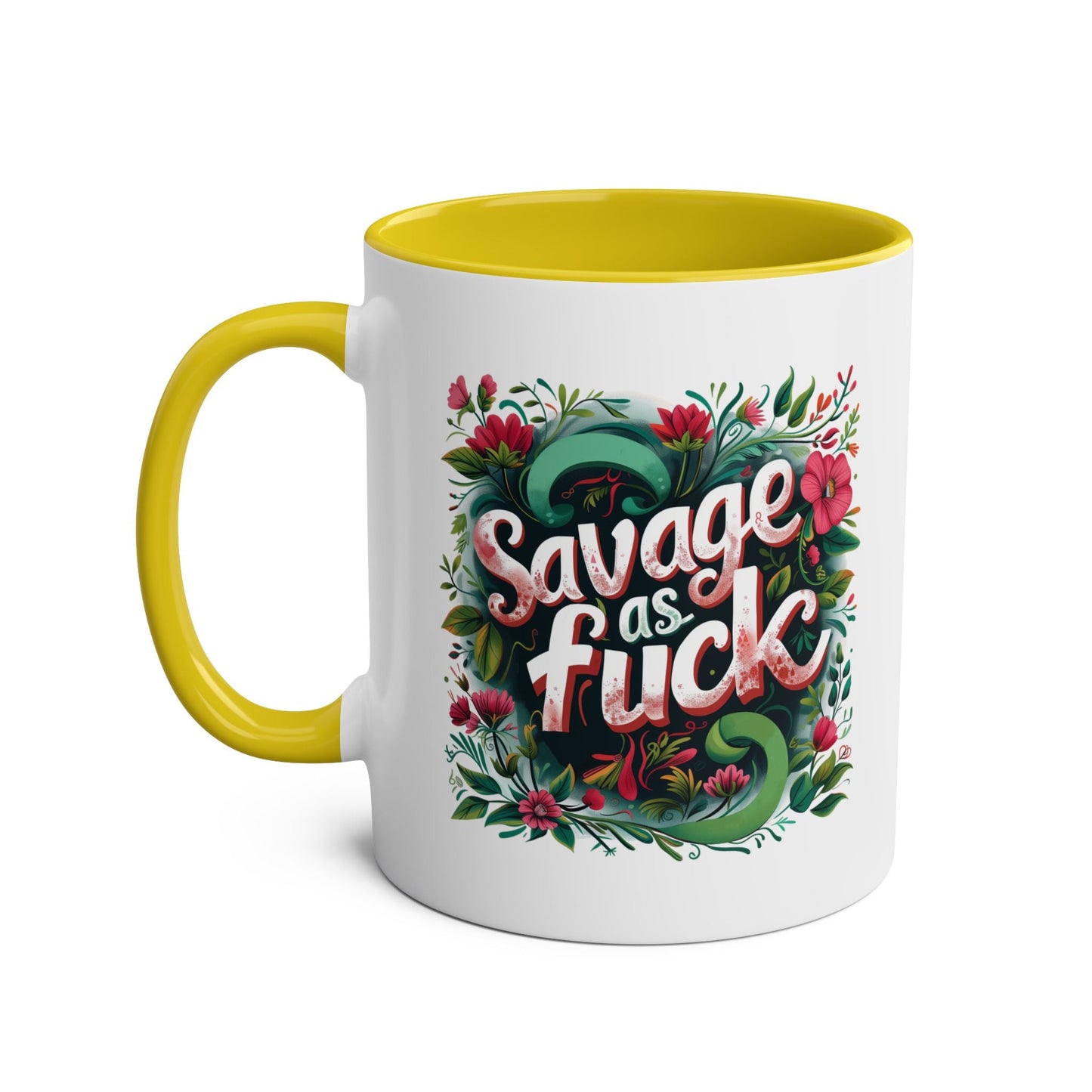 Get your caffeine fix with some attitude using our Savage As Fuck Funny Rude Coffee Mug. With its cheeky and rude design, this mug will definitely make a statement wMugarooz