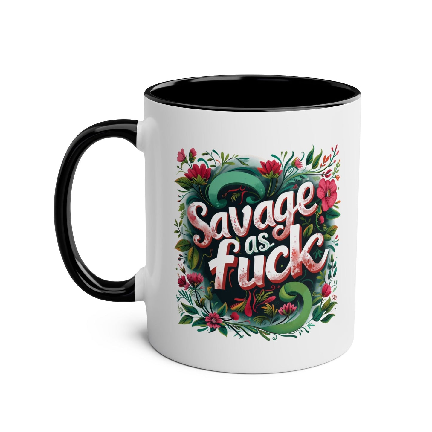 Get your caffeine fix with some attitude using our Savage As Fuck Funny Rude Coffee Mug. With its cheeky and rude design, this mug will definitely make a statement wMugarooz