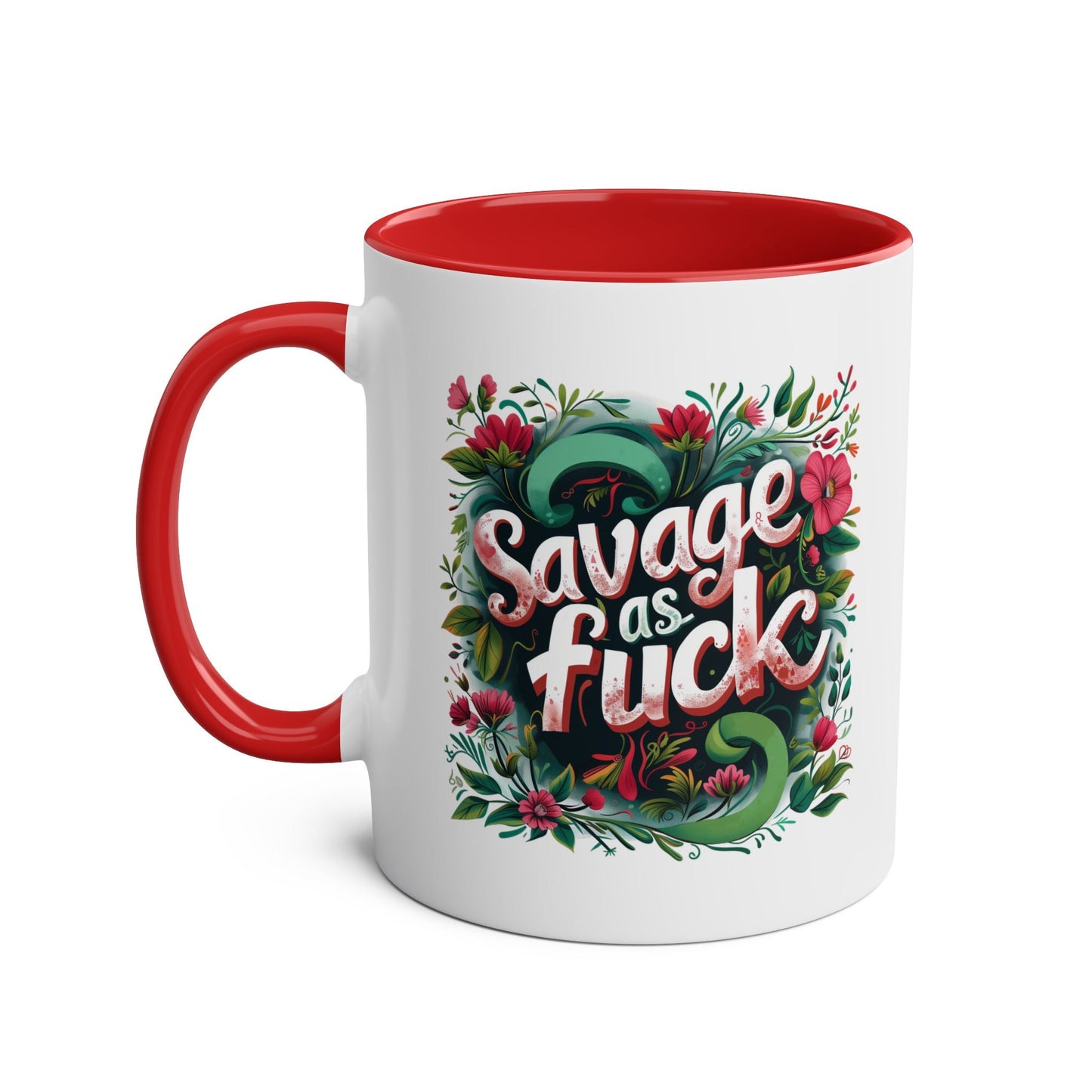 Get your caffeine fix with some attitude using our Savage As Fuck Funny Rude Coffee Mug. With its cheeky and rude design, this mug will definitely make a statement wMugarooz