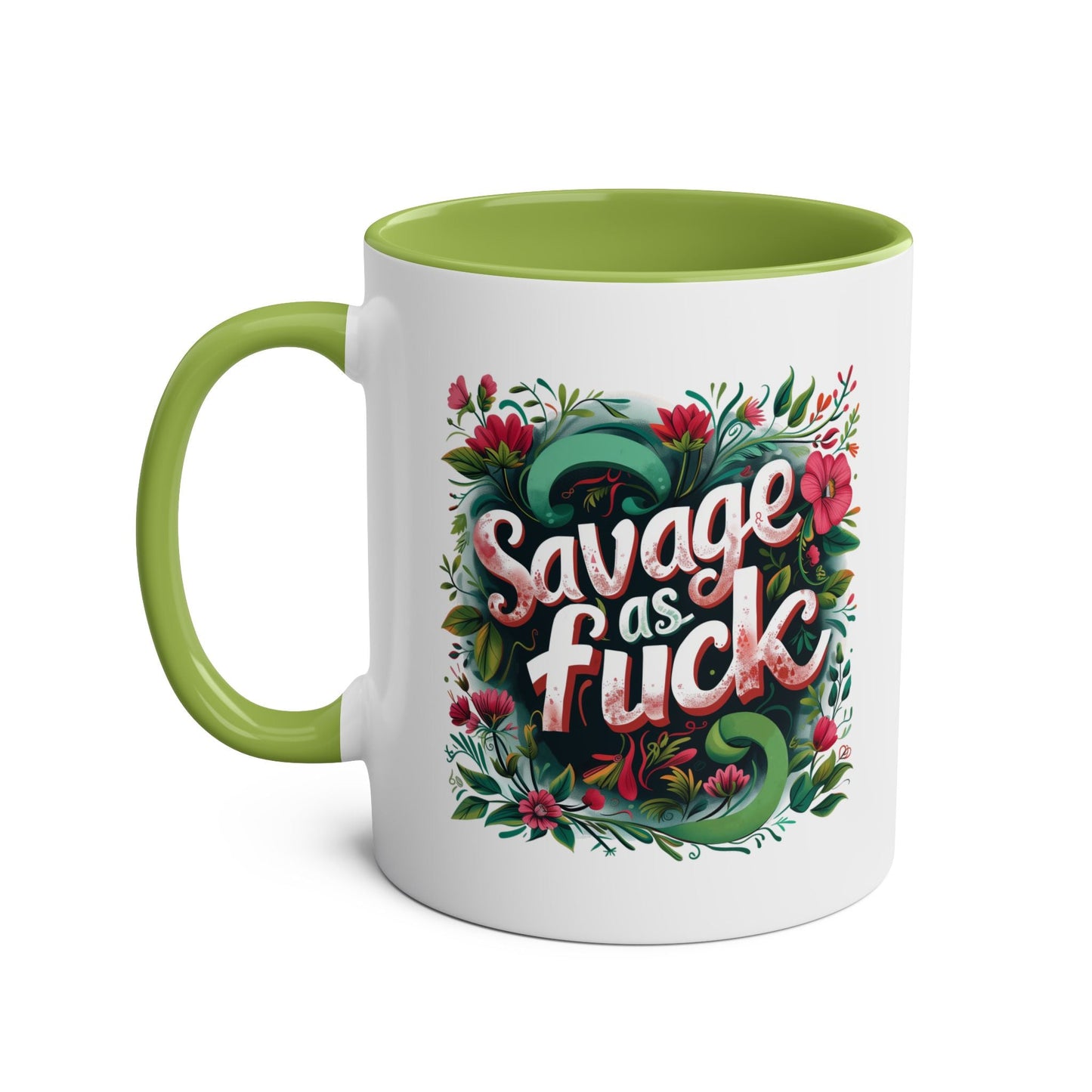 Get your caffeine fix with some attitude using our Savage As Fuck Funny Rude Coffee Mug. With its cheeky and rude design, this mug will definitely make a statement wMugarooz