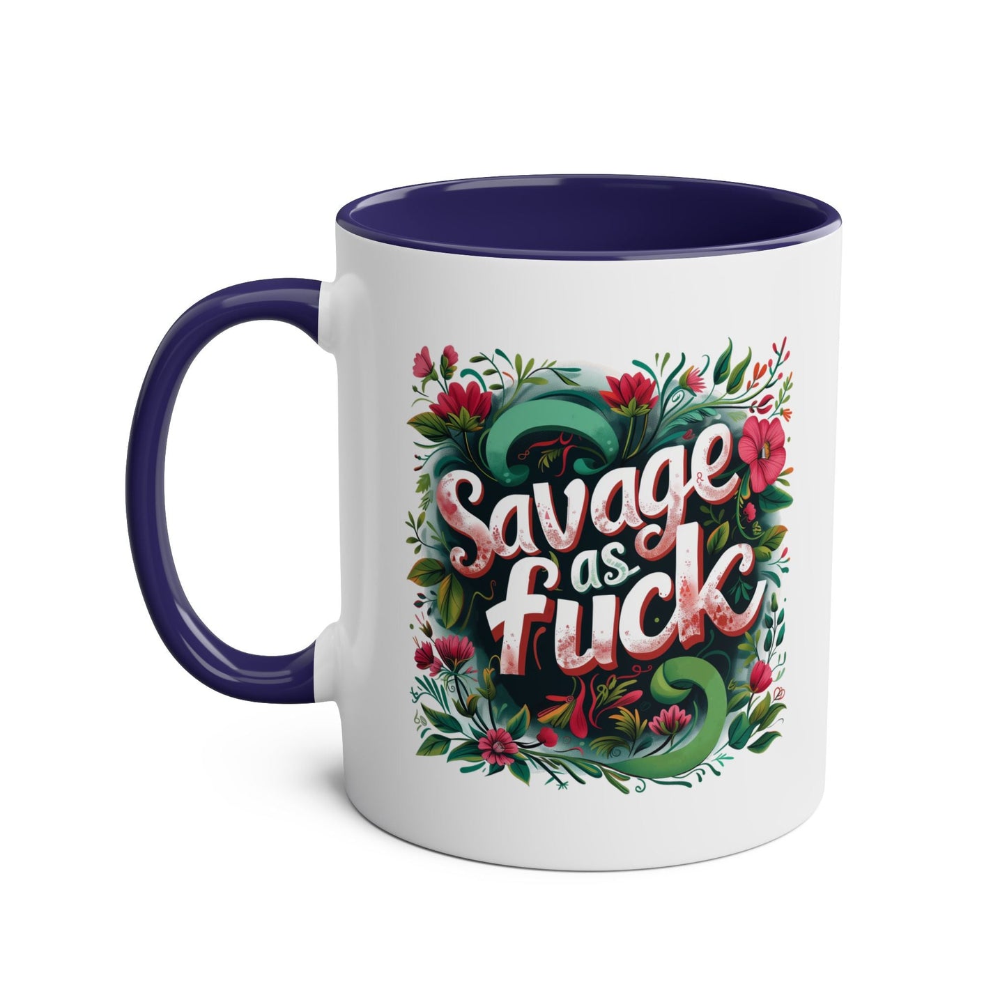 Get your caffeine fix with some attitude using our Savage As Fuck Funny Rude Coffee Mug. With its cheeky and rude design, this mug will definitely make a statement wMugarooz