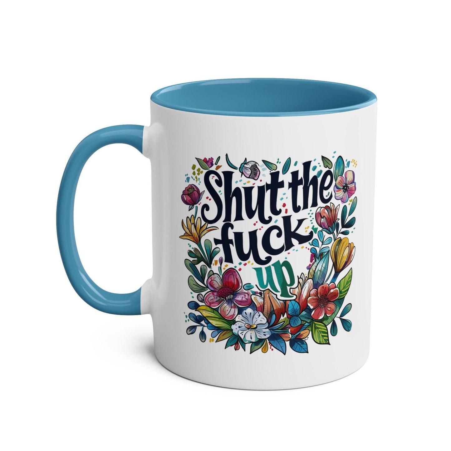 Get ready to start your day off with a playful, cheeky attitude with our Shut The Fuck Up Coffee Mug! This fun and quirky novelty mug is sure to add a touch of humouMugarooz