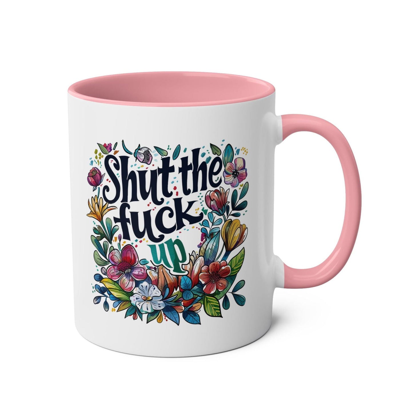 Get ready to start your day off with a playful, cheeky attitude with our Shut The Fuck Up Coffee Mug! This fun and quirky novelty mug is sure to add a touch of humouMugarooz