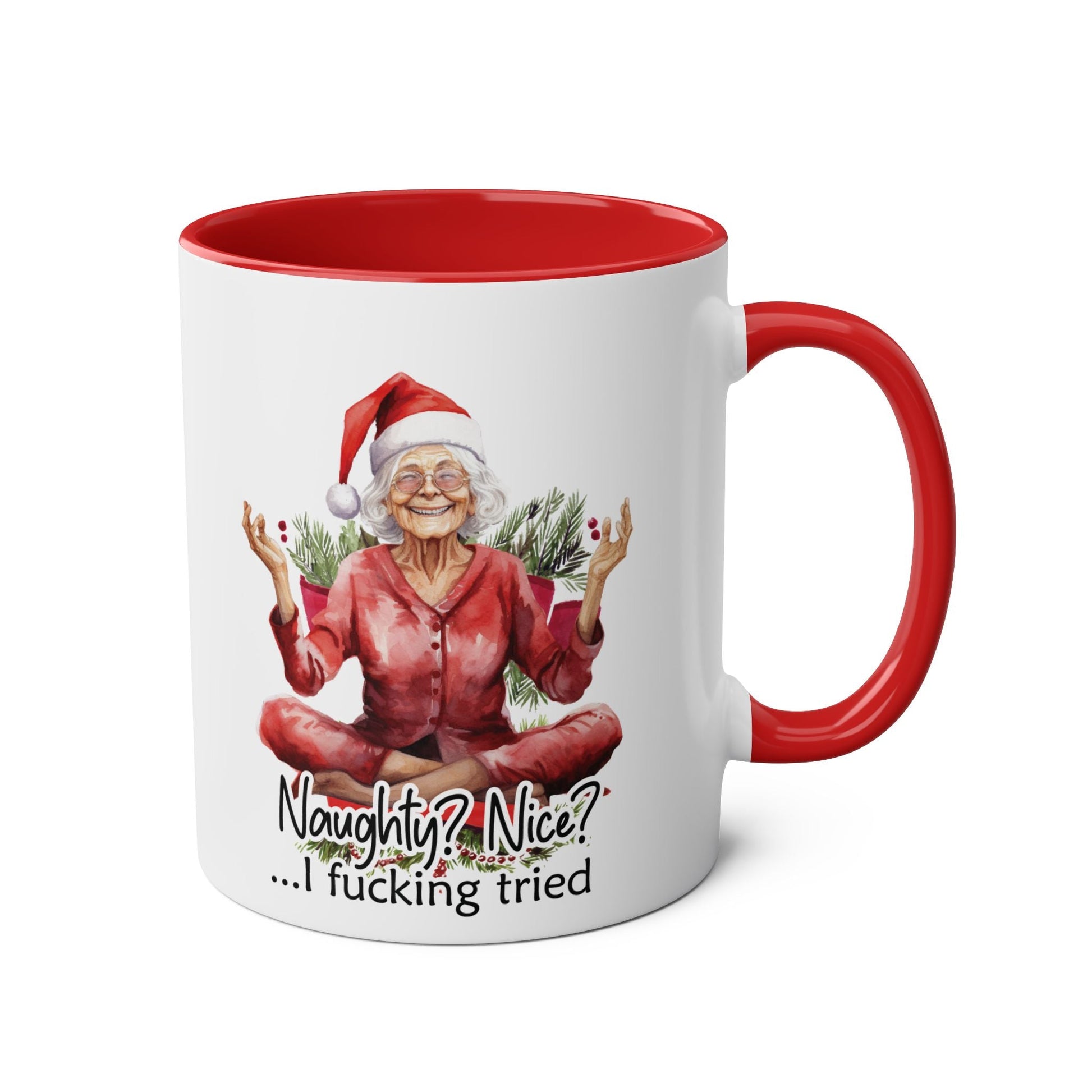 Sweary Granny Christmas Mug - Mugarooz